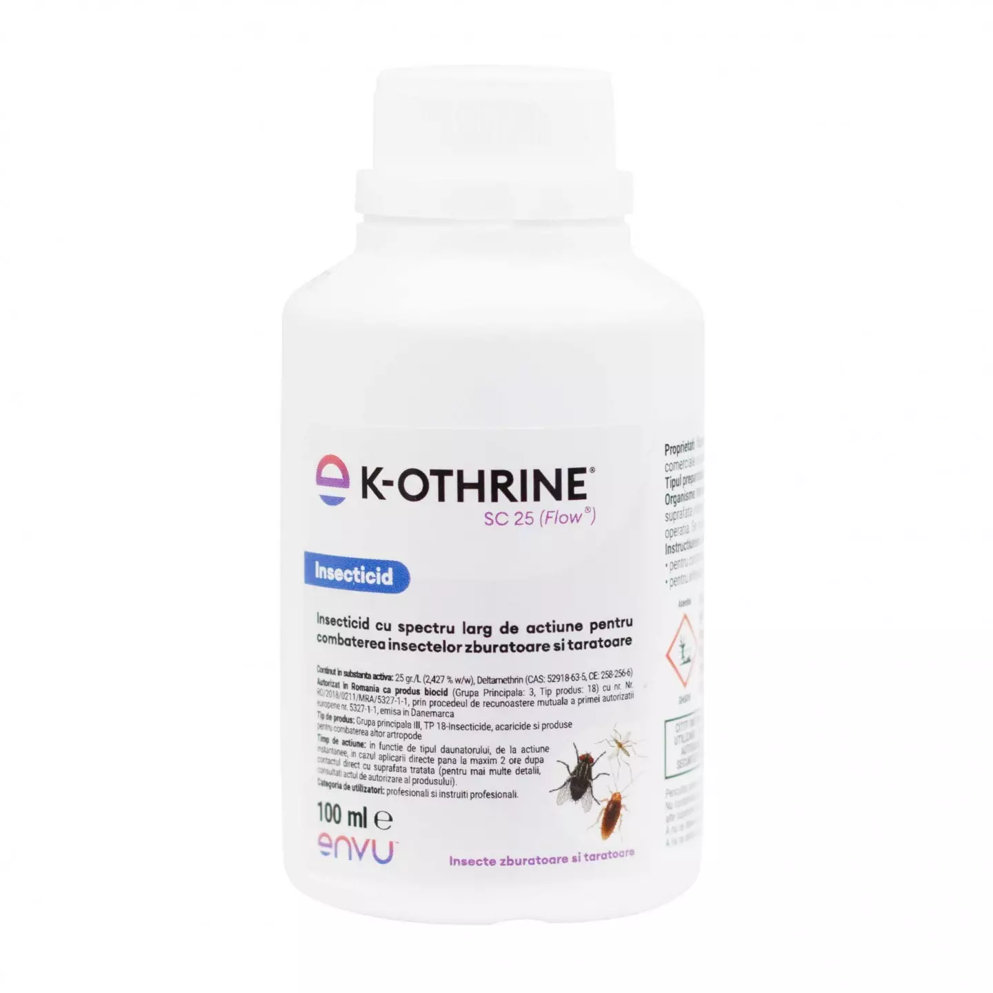 K-Othrine SC 7.5 Flow 100 ml – Insecticid Bayer pentru combaterea țânțarilor, gândacilor și altor insecte